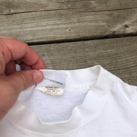 Vintage 1991 Acme Clothing Looney Toons Single Stitch Shirt Large - Picture 6 of 6